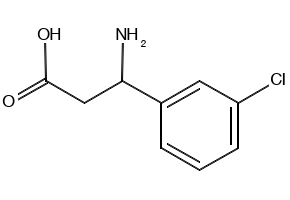 3-Amino-3-(3-chlorophenyl)propanoic acid, 68208-21-9, undefined, 