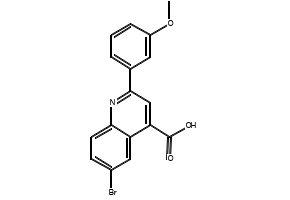 6-Bromo-2-(3-methoxyphenyl)quinoline-4-carboxylic acid, 351329-64-1, undefined, 