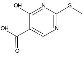 4-Hydroxy-2-(methylthio)pyrimidine-5-carboxylic acid, 397308-78-0, undefined, 