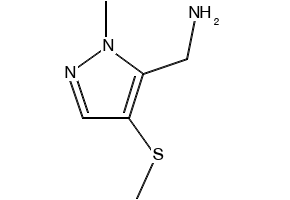 (1-Methyl-4-(methylthio)-1H-pyrazol-5-yl)methanamine, 1503732-84-0, undefined, 