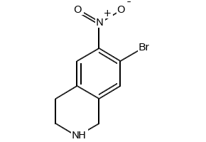 7-Bromo-6-nitro-1,2,3,4-tetrahydroisoquinoline, 186390-62-5, undefined, 