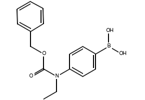 (4-(((Benzyloxy)carbonyl)(ethyl)amino)phenyl)boronic acid, 1221448-69-6, undefined, 