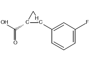 rel-(1R,2R)-2-(3-Fluorophenyl)cyclopropane-1-carboxylic acid, 175168-72-6, undefined, 