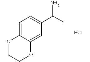 1-(2,3-Dihydro-1,4-benzodioxin-6-yl)ethan-1-amine hydrochloride, 1092797-55-1, undefined, 