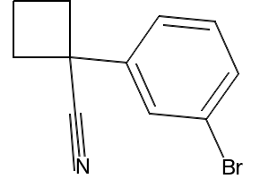 1-(3-Bromophenyl)cyclobutane-1-carbonitrile, 29786-38-7, undefined, 