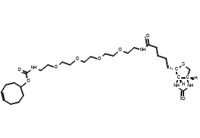 (E)-Cyclooct-4-en-1-yl (16-oxo-20-((3aS,4S,6aR)-2-oxohexahydro-1H-thieno[3,4-d]imidazol-4-yl)-3,6,9,12-tetraoxa-15-azaicosyl)carbamate