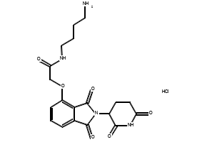 N-(4-Aminobutyl)-2-((2-(2,6-dioxopiperidin-3-yl)-1,3-dioxoisoindolin-4-yl)oxy)acetamide hydrochloride, 2245697-86-1, undefined, 