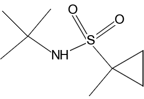 N-(tert-Butyl)-1-methylcyclopropane-1-sulfonamide, 669008-25-7, undefined, 