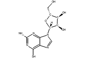 6-Thioguanosine, 85-31-4, undefined, 