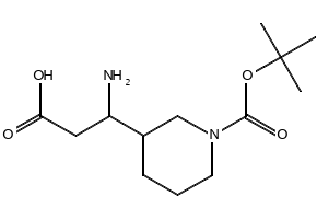 3-Amino-3-(1-(tert-butoxycarbonyl)piperidin-3-yl)propanoic acid, 372144-08-6, undefined, 
