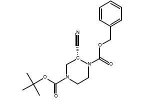 (R)-1-Benzyl 4-tert-butyl 2-cyanopiperazine-1,4-dicarboxylate, 1374669-63-2, undefined, 