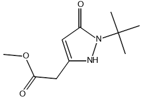 Methyl 2-(1-tert-butyl-5-oxo-2,5-dihydro-1H-pyrazol-3-yl)acetate, 852851-68-4, undefined, 