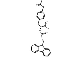 (S)-2-((((9H-Fluoren-9-yl)methoxy)carbonyl)amino)-3-(4-acetoxyphenyl)propanoic acid, 918329-78-9, undefined, 