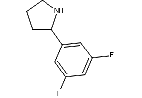 2-(3,5-Difluorophenyl)pyrrolidine, 886503-11-3, undefined, 