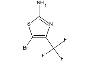 5-Bromo-4-(trifluoromethyl)thiazol-2-amine, 136411-21-7, undefined, 