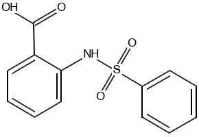 2-(Phenylsulfonamido)benzoic acid, 34837-67-7, undefined, 