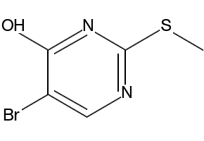 5-Bromo-2-(methylthio)pyrimidin-4(3H)-one, 81560-03-4, undefined, 