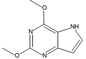 2,4-Dimethoxy-5H-pyrrolo[3,2-d]pyrimidine, 84538-40-9, undefined, 