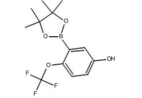 3-(4,4,5,5-Tetramethyl-1,3,2-dioxaborolan-2-yl)-4-(trifluoromethoxy)phenol, 1689502-03-1, undefined, 
