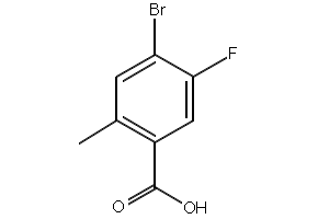 4-Bromo-5-fluoro-2-methylbenzoic acid, 1349715-55-4, undefined, 