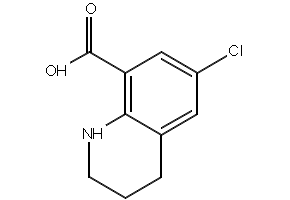 6-Chloro-1,2,3,4-tetrahydroquinoline-8-carboxylic acid, 34849-21-3, undefined, 