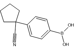 [4-(1-Cyanocyclopentyl)phenyl]boronic acid, 2377610-97-2, undefined, 