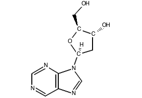 (2R,3S,5R)-2-(Hydroxymethyl)-5-(9H-purin-9-yl)tetrahydrofuran-3-ol, 4546-68-3, undefined, 