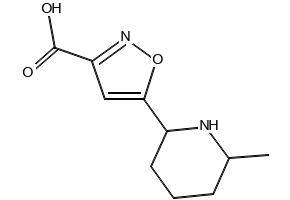 5-(6-Methylpiperidin-2-yl)isoxazole-3-carboxylic acid, 2137828-22-7, undefined, 