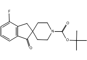tert-Butyl 4-fluoro-1-oxo-1,3-dihydrospiro[indene-2,4'-piperidine]-1'-carboxylate, 2377354-94-2, undefined, 