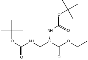 (S)-Ethyl 2,3-bis((tert-butoxycarbonyl)amino)propanoate, 860033-33-6, undefined, 