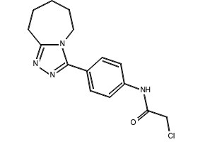 2-Chloro-N-(4-(6,7,8,9-tetrahydro-5H-[1,2,4]triazolo[4,3-a]azepin-3-yl)phenyl)acetamide, 923696-30-4, undefined, 