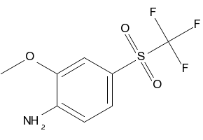 2-Methoxy-4-((trifluoromethyl)sulfonyl)aniline, 914776-02-6, undefined, 