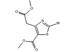 Methyl 2-bromo-4-(2-methoxy-2-oxoethyl)thiazole-5-carboxylate, 365996-71-0, undefined, 