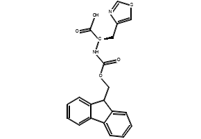 (R)-2-((((9H-Fluoren-9-yl)methoxy)carbonyl)amino)-3-(thiazol-4-yl)propanoic acid, 205528-33-2, undefined, 