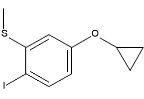 4-(Cyclopropyloxy)-1-iodo-2-(methylthio)benzene, 1243400-57-8, undefined, 