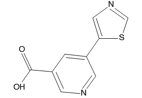 5-(Thiazol-5-yl)nicotinic acid, 1346687-52-2, undefined, 