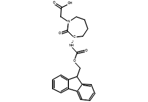 (S)-2-(3-((((9H-Fluoren-9-yl)methoxy)carbonyl)amino)-2-oxoazepan-1-yl)acetic acid, 142855-79-6, undefined, 