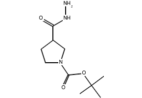 tert-Butyl 3-(hydrazinecarbonyl)pyrrolidine-1-carboxylate, 411238-88-5, undefined, 