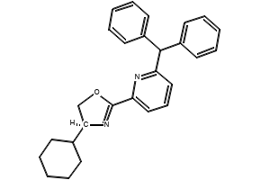 (S)-2-(6-Benzhydrylpyridin-2-yl)-4-cyclohexyl-4,5-dihydrooxazole, 2640520-02-9, undefined, 