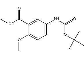 Methyl 5-((tert-butoxycarbonyl)amino)-2-methoxybenzoate, 180690-86-2, undefined, 