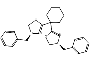 (4S,4'S)-2,2'-(Cyclohexane-1,1-diyl)bis(4-benzyl-4,5-dihydrooxazole), 1003886-07-4, undefined, 