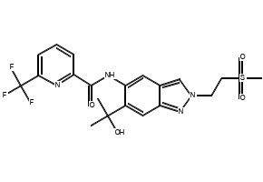 N-(6-(2-Hydroxypropan-2-yl)-2-(2-(methylsulfonyl)ethyl)-2H-indazol-5-yl)-6-(trifluoromethyl)picolinamide