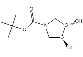 tert-Butyl trans-3-bromo-4-hydroxypyrrolidine-1-carboxylate, 252574-02-0, undefined, 
