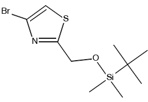 4-Bromo-2-(((tert-butyldimethylsilyl)oxy)methyl)thiazole, 204513-55-3, undefined, 
