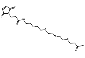 1-(2,5-Dioxo-2,5-dihydro-1H-pyrrol-1-yl)-3-oxo-7,10,13,16-tetraoxa-4-azanonadecan-19-oic acid, 1263045-16-4, undefined, 