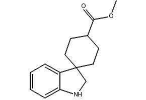 Methyl spiro[cyclohexane-1,3'-indoline]-4-carboxylate, 268538-23-4, undefined, 