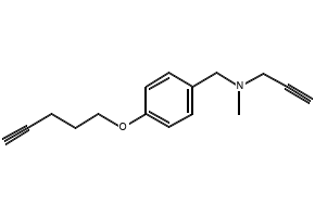 N-Methyl-N-(4-(pent-4-yn-1-yloxy)benzyl)prop-2-yn-1-amine, 1402222-25-6, undefined, 