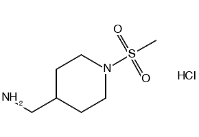 (1-(Methylsulfonyl)piperidin-4-yl)methanamine hydrochloride, 851308-25-3, undefined, 