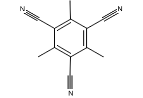 2,4,6-Trimethylbenzene-1,3,5-tricarbonitrile, 1206-85-5, undefined, 