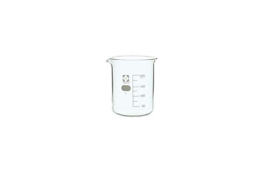Easy-Pour Beaker capacity 200&#160;mL, borosilicate glass, pack of 10